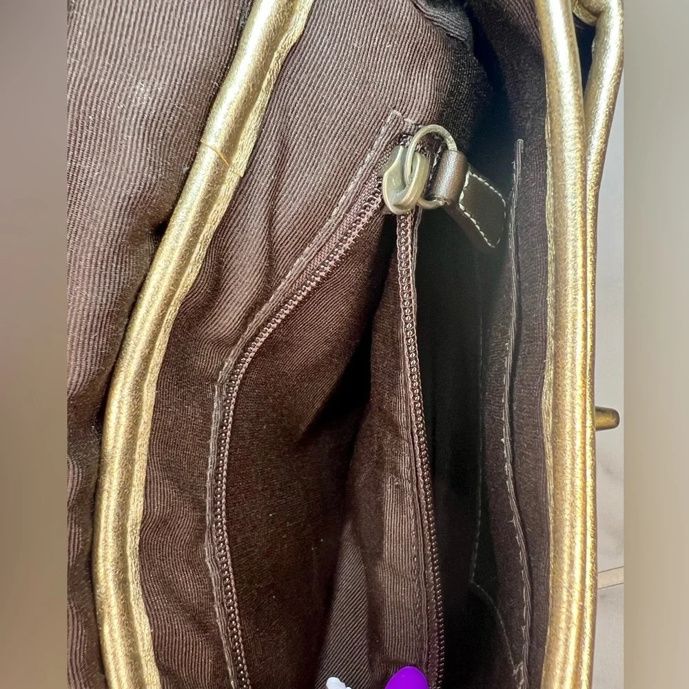 Coach Signature Penny Flap Shoulder Bag with Scarf - Vintage